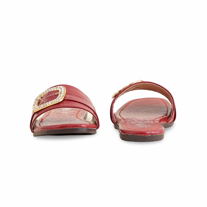 Maroon Casual Slipper For Ladies CL2038