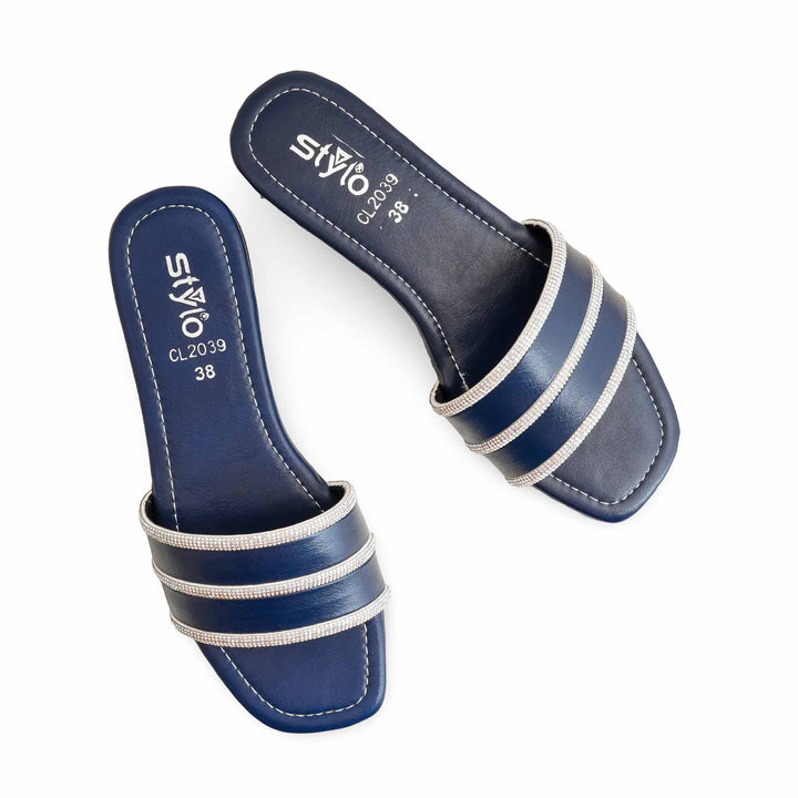 Navy Casual Women Slipper CL2039