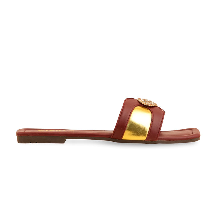 Maroon Casual Slipper CL2047