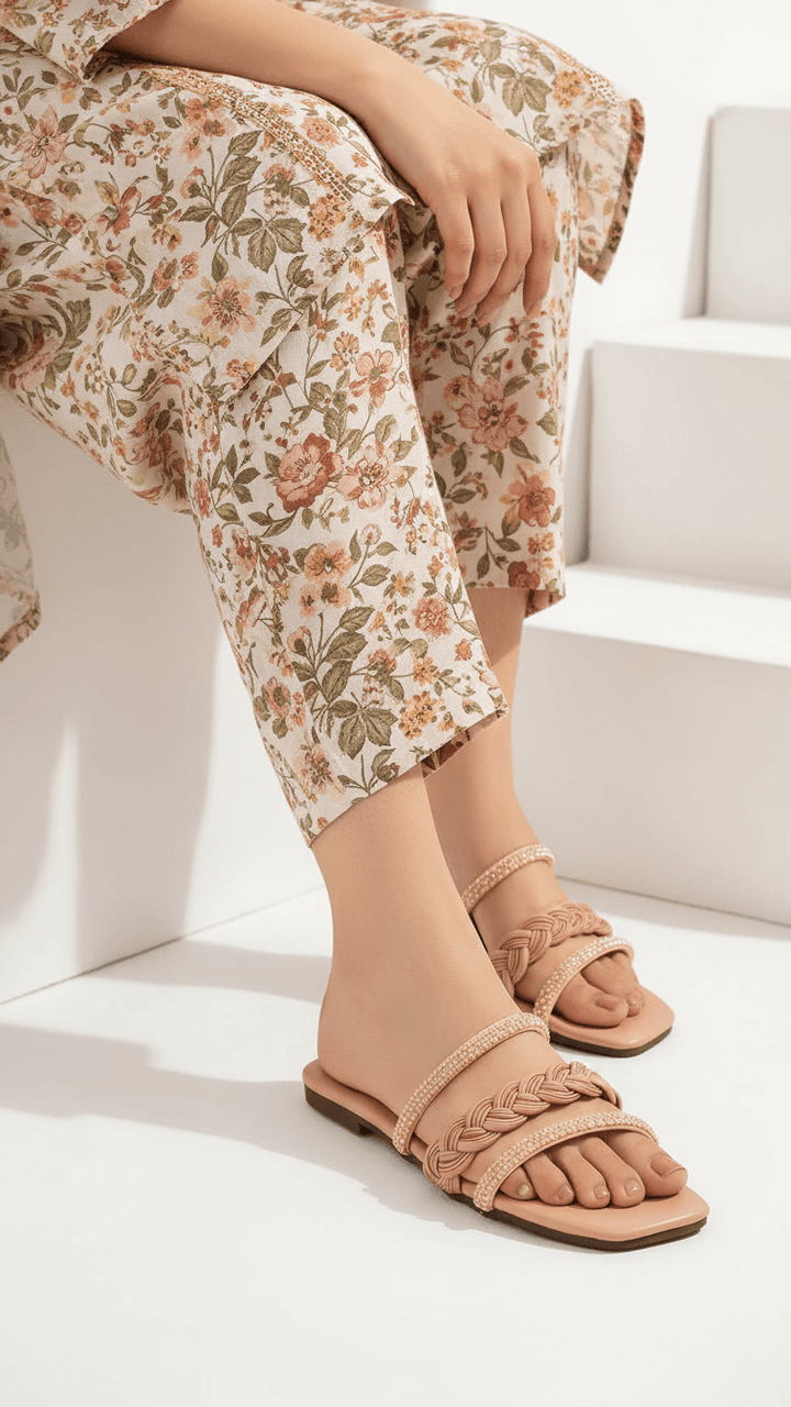 Pink Casual Slipper CL2049