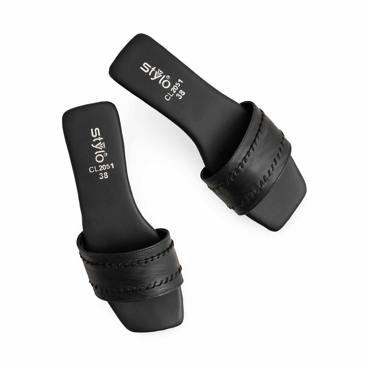 Black Casual Slipper CL2051