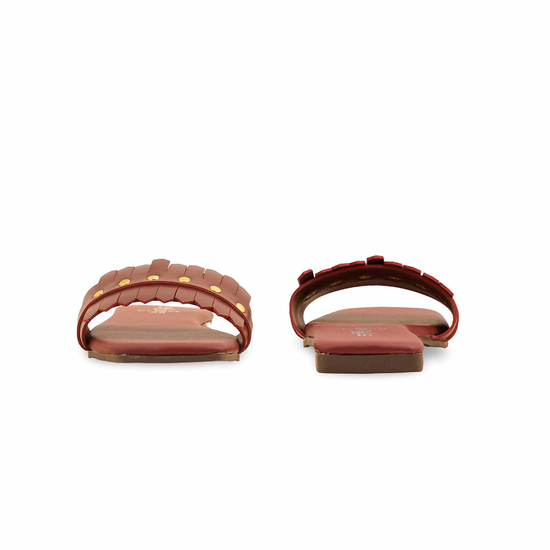 Maroon Casual Slipper CL2054