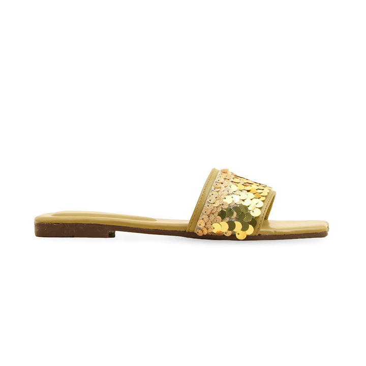 Green Casual Slipper For Ladies CL2059