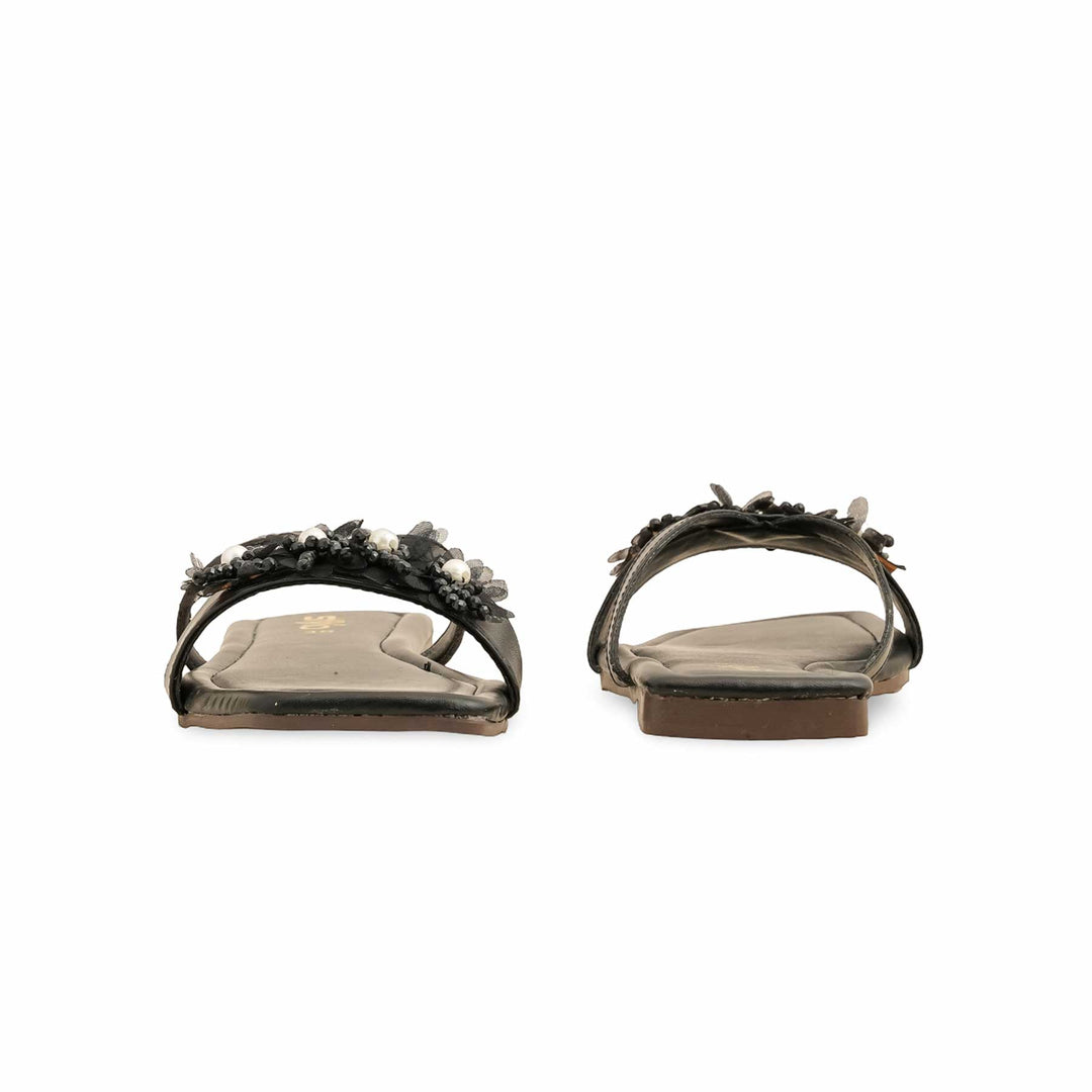 Black Casual Slipper CL2060