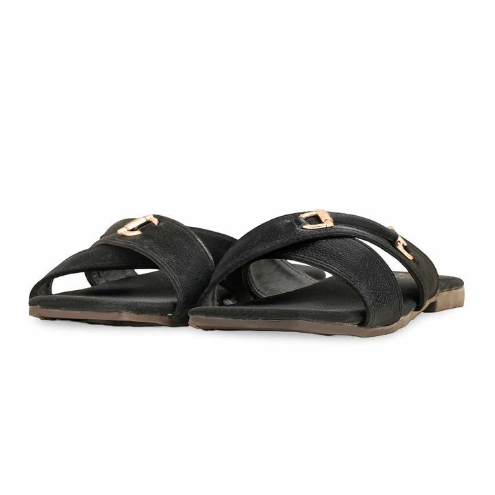 Black Casual Slipper CL2066