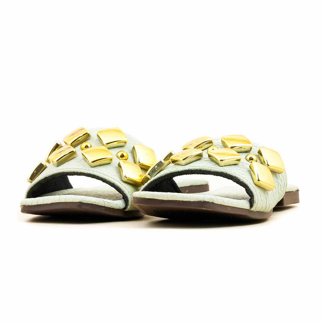 Green Casual Slipper CL2072