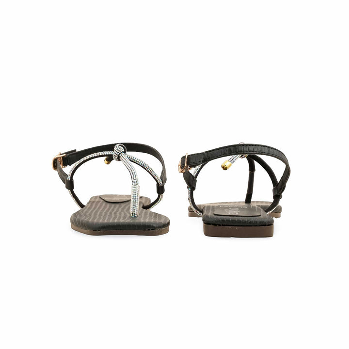 Black Casual Chappal CL2084
