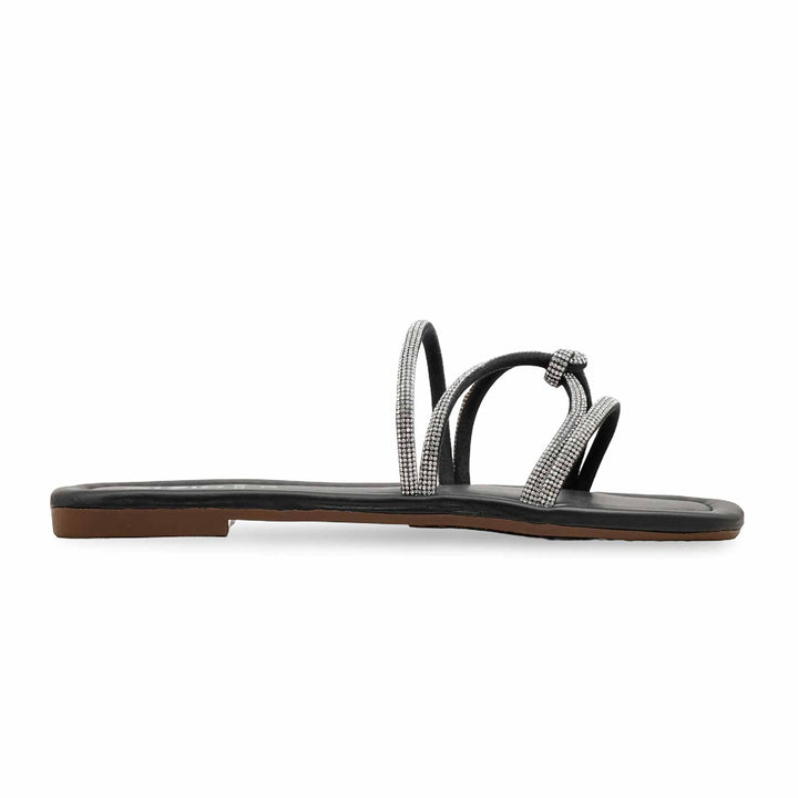 Black Casual Slipper For Ladies CL2087