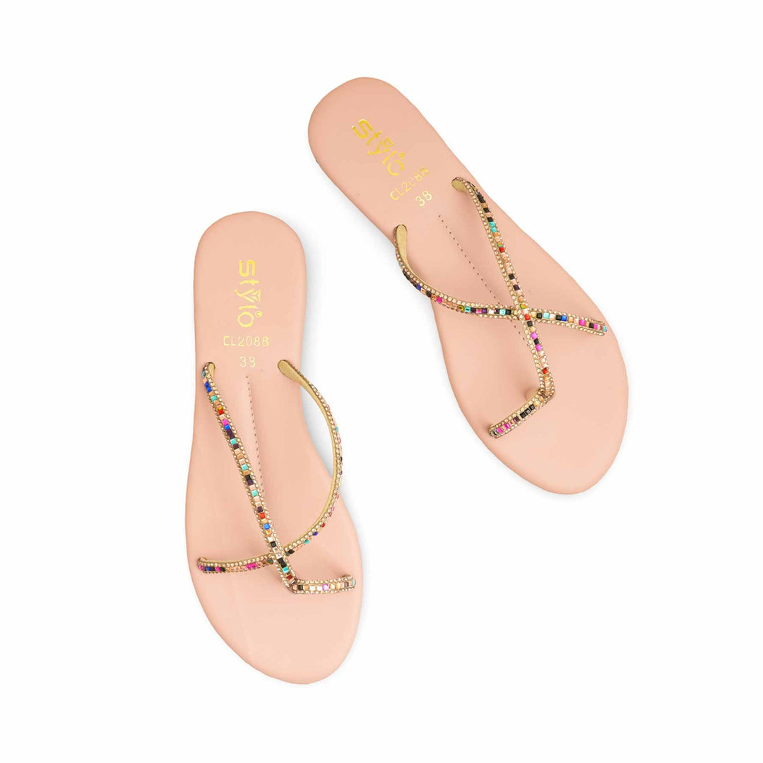 Pink Casual Chappal CL2088