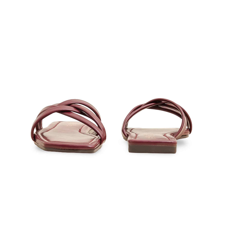 Maroon Casual Slipper CL2092