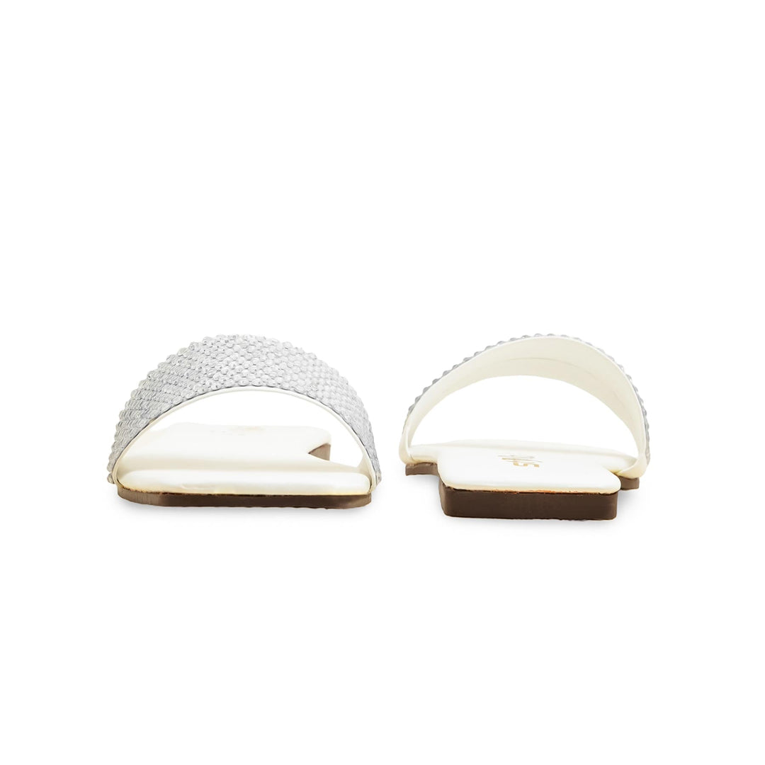 White Casual Slipper CL2096