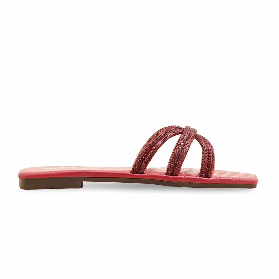 Maroon Casual Slipper CL2102