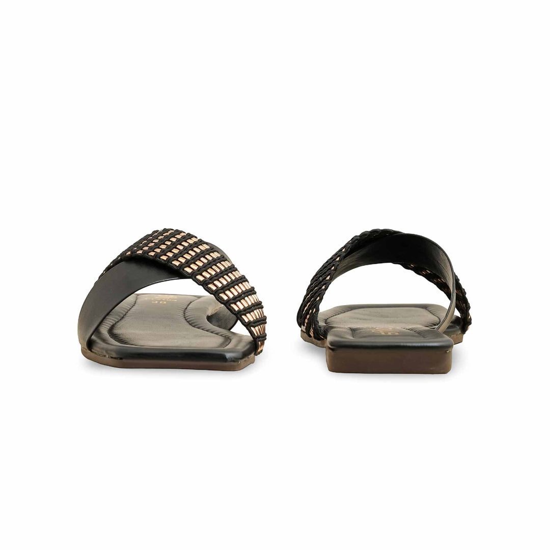 Black Casual Slipper CL2103