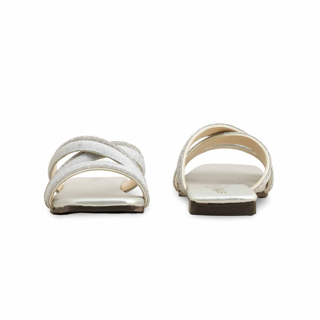 Silver Casual Slipper CL2108