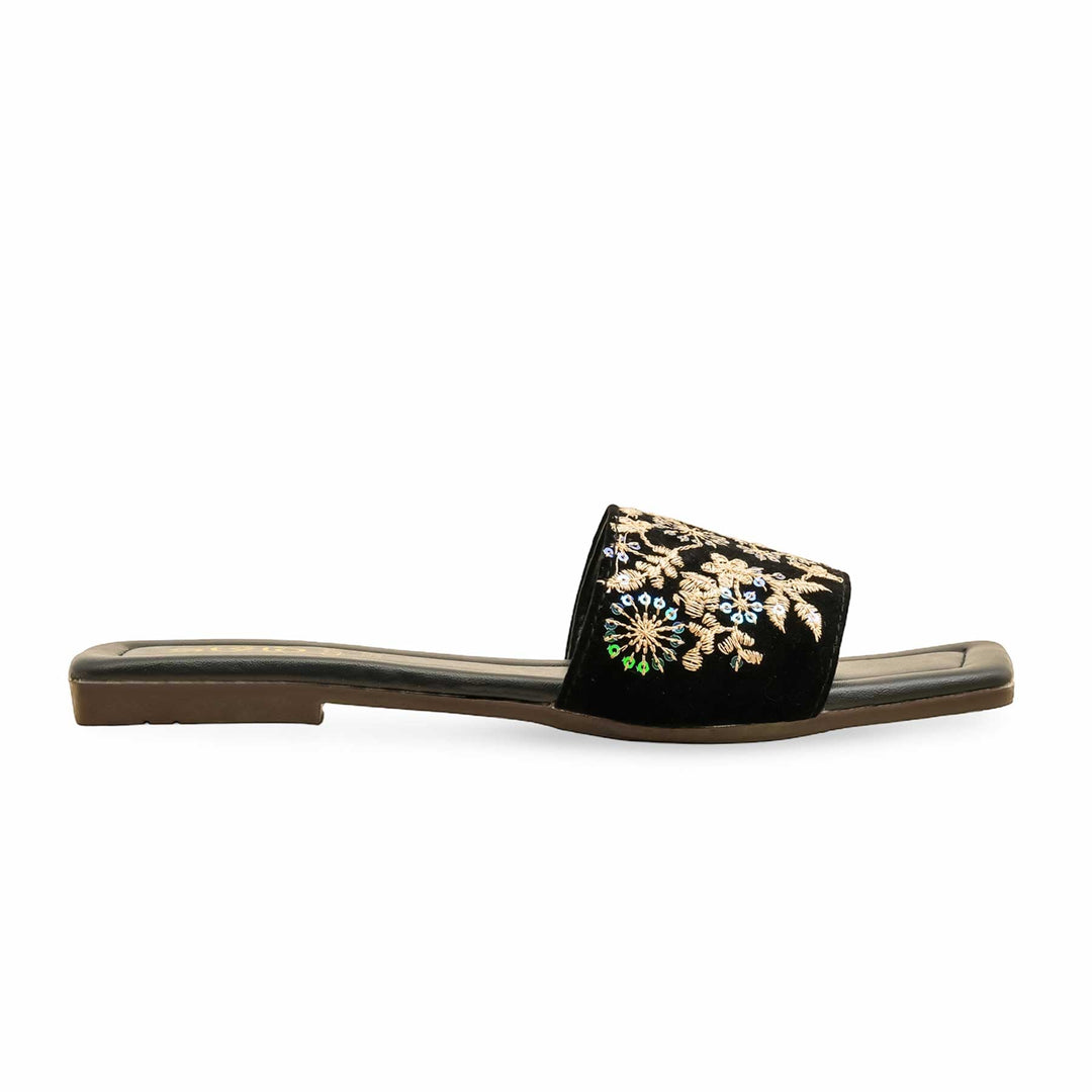 Black Casual Slipper CL2118