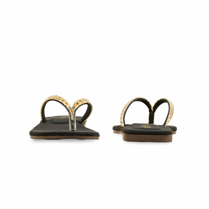 Black Casual Chappal For Women CL2119