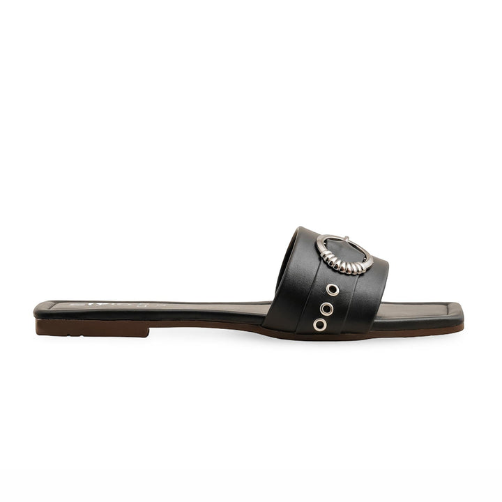 Black Casual Slipper CL2120