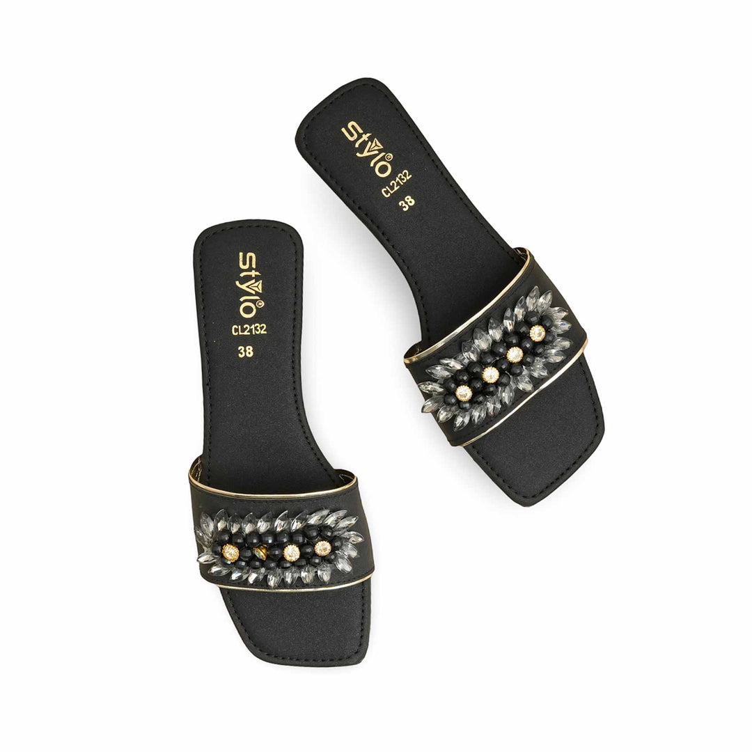 Black Casual Slipper CL2132