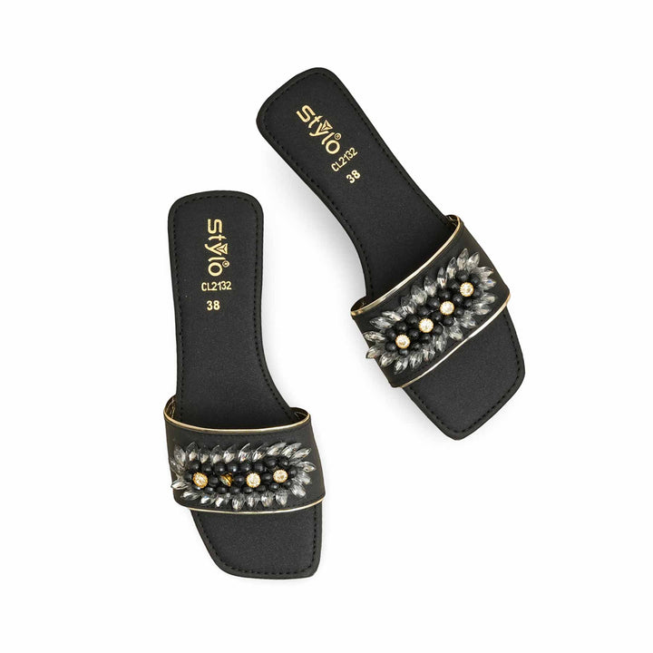 Black Casual Slipper CL2132