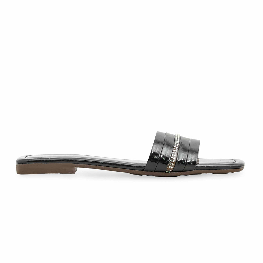 Black Casual Slipper For Women CL2133