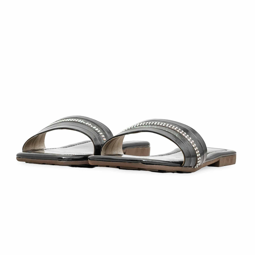 Black Casual Slipper For Women CL2133