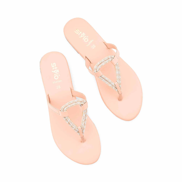 Pink Casual Chappal For Ladies CL2155