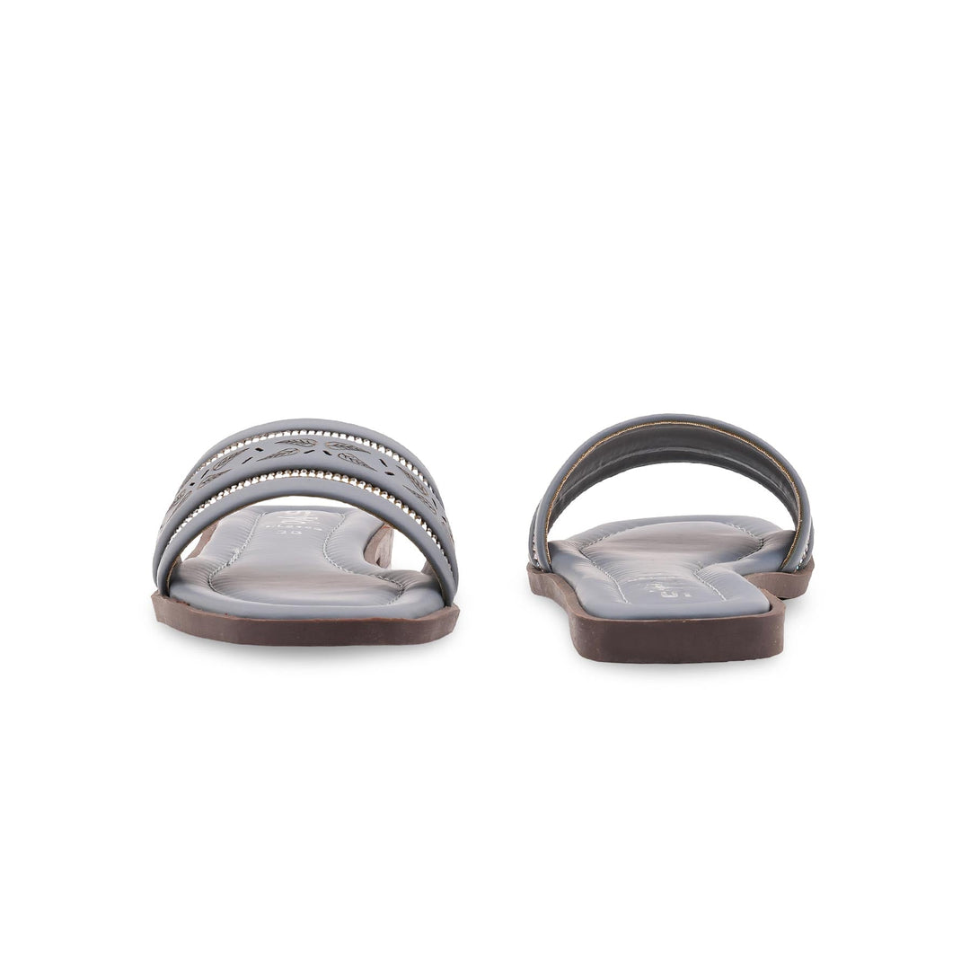 Grey Casual Slipper For Ladies CL2163