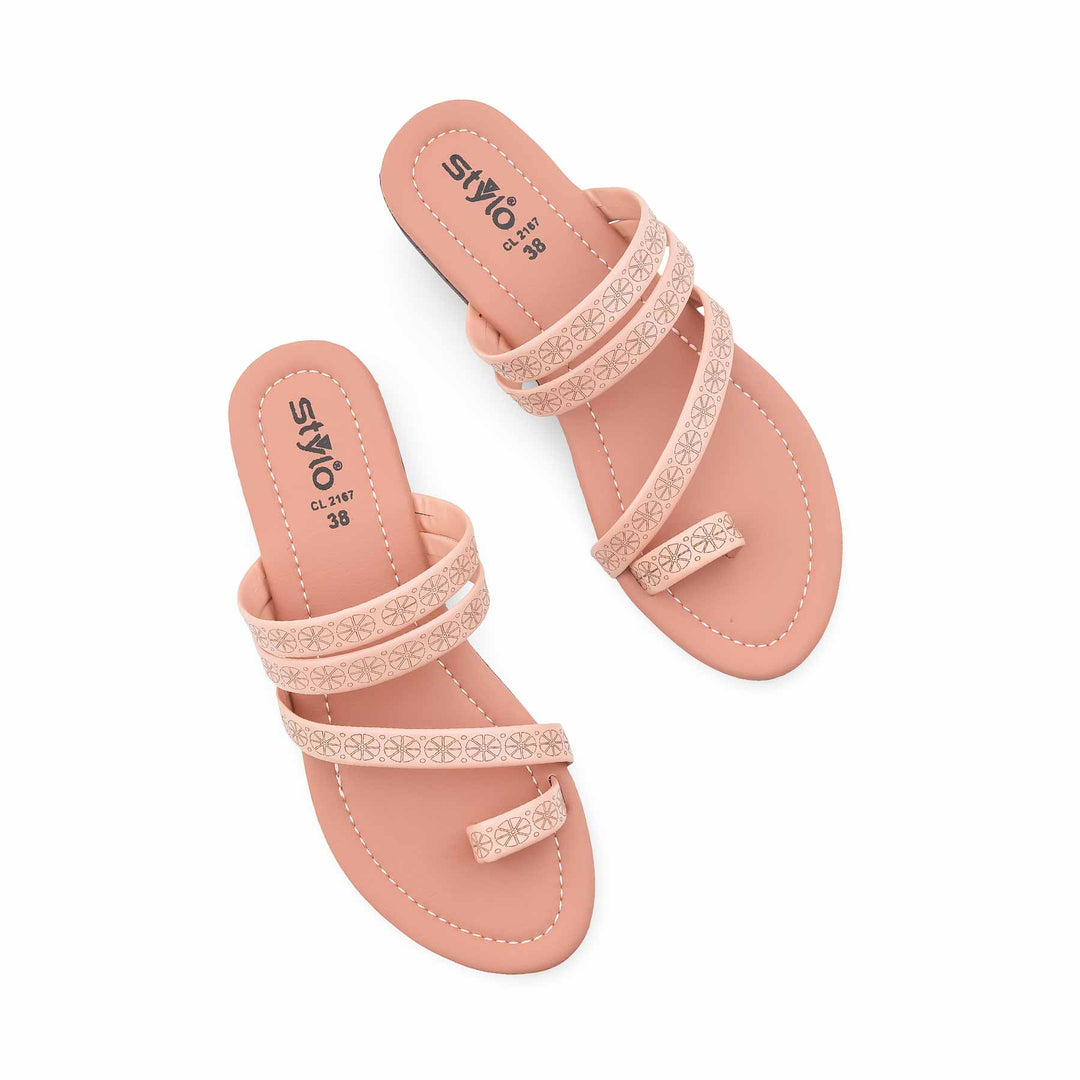 Pink Casual Chappal For Ladies CL2167