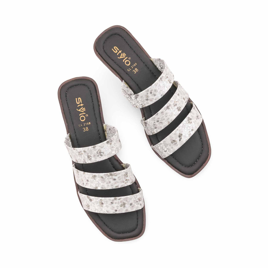 Grey Casual Slipper For Women CL2168