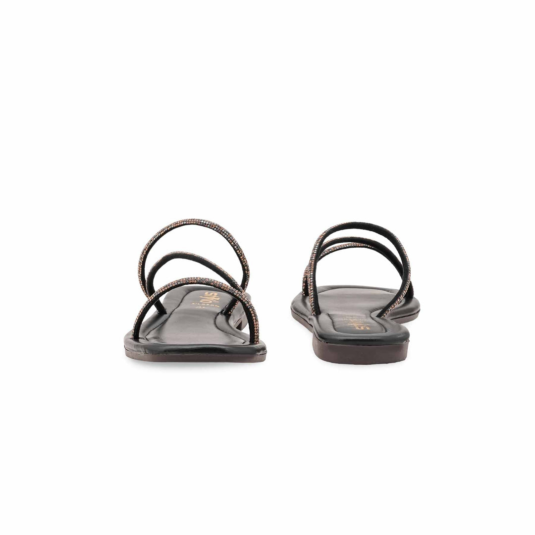 Black Casual Slipper For Women CL2185
