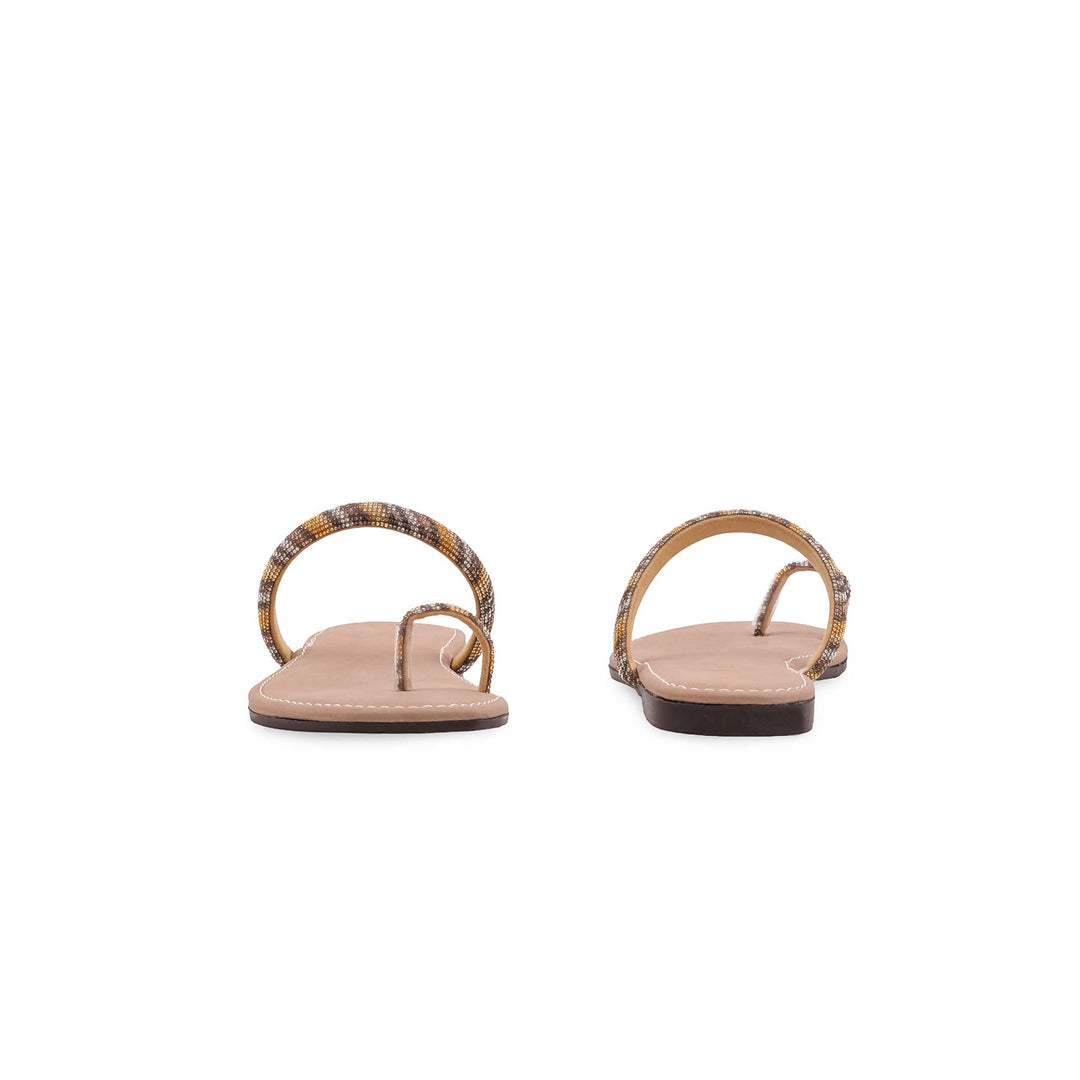 Beige Casual Chappal For Women CL2205