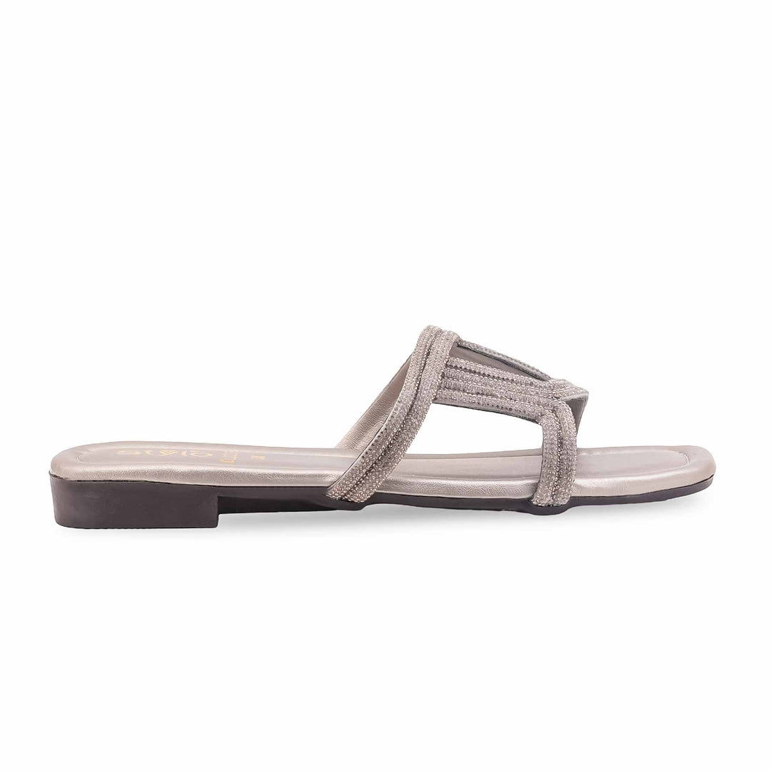 Grey Casual Slipper For Women CL2238