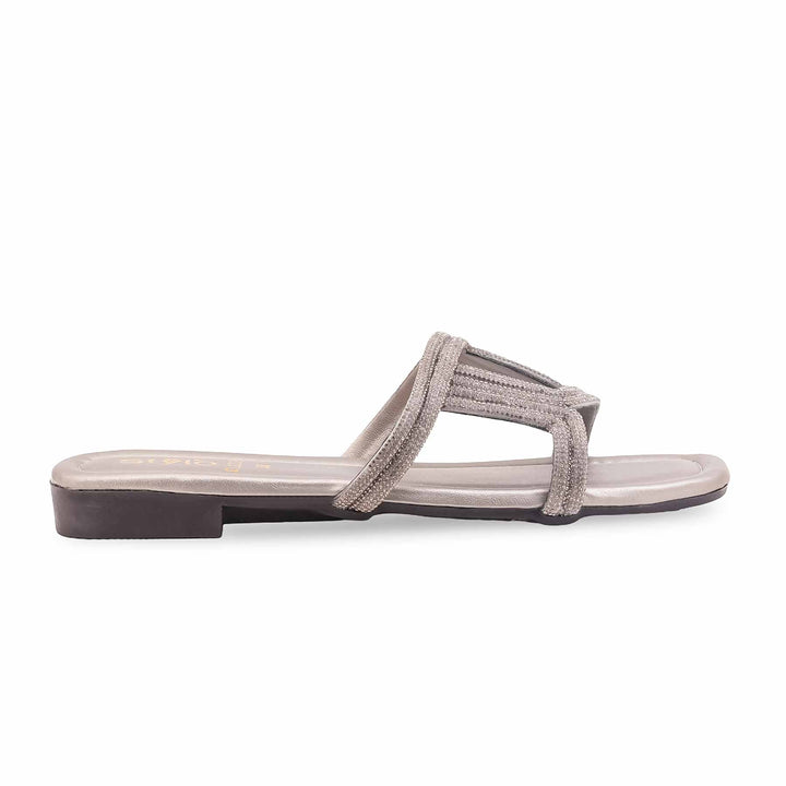 Grey Casual Slipper For Women CL2238