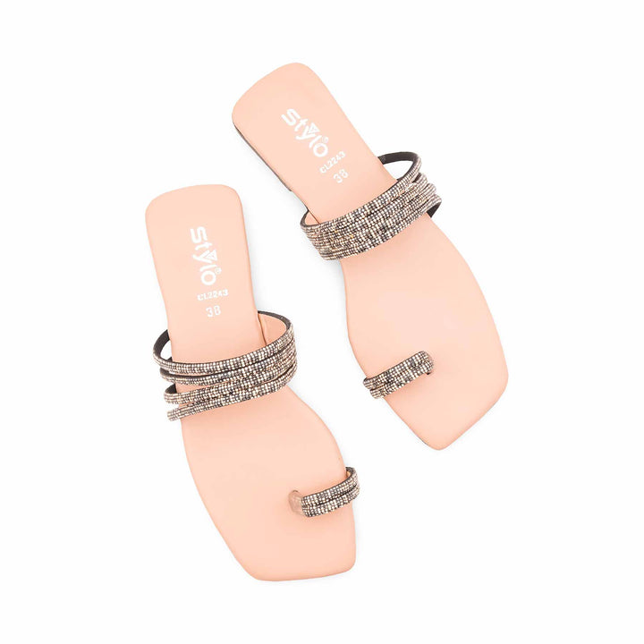 Pink Casual Chappal For Women CL2243
