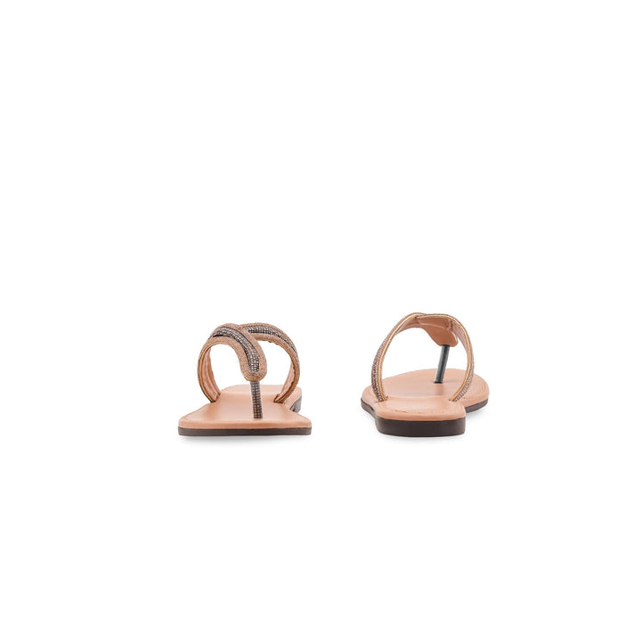 Beige Casual Chappal For Women CL2245