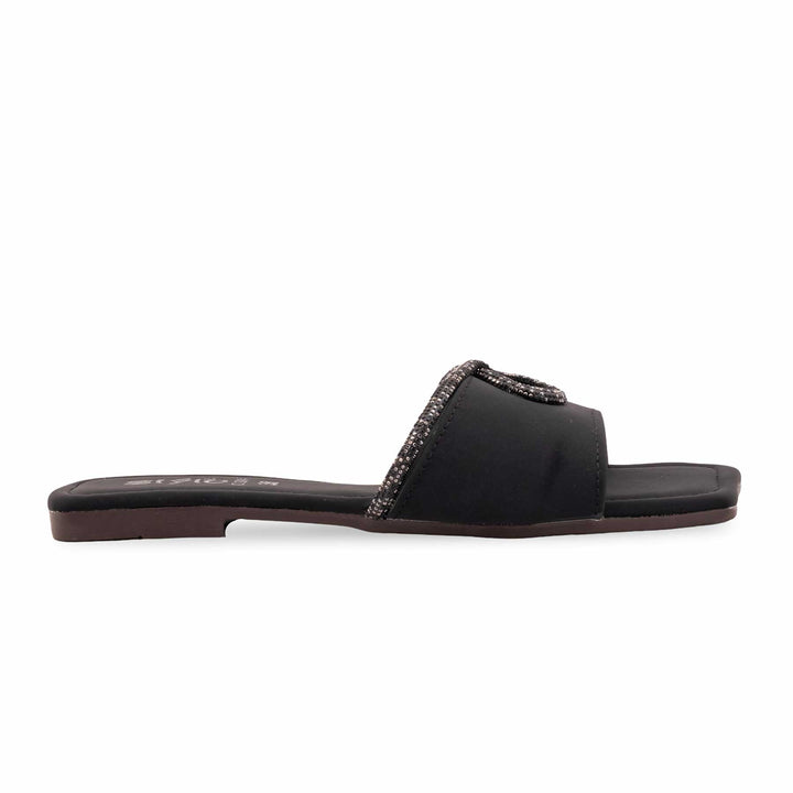 Black Casual Slipper For Women CL2246