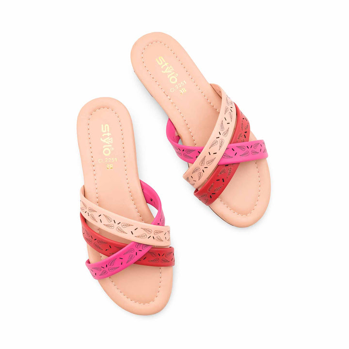 Pink Casual Slipper For Ladies CL2251