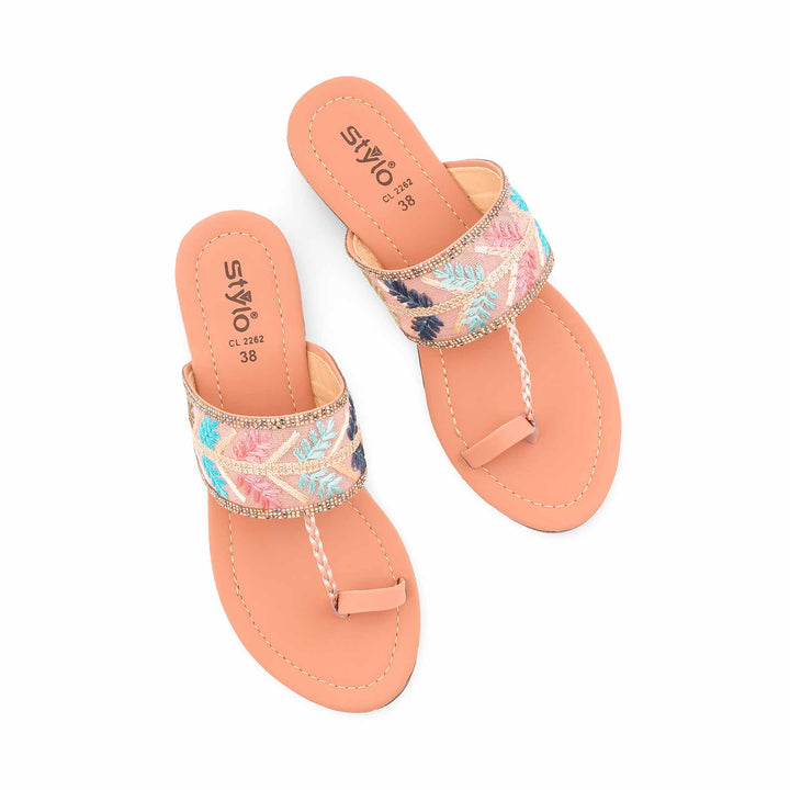 Pink Casual Chappal For Women CL2262