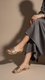 Golden Casual Slipper For Ladies CL2270