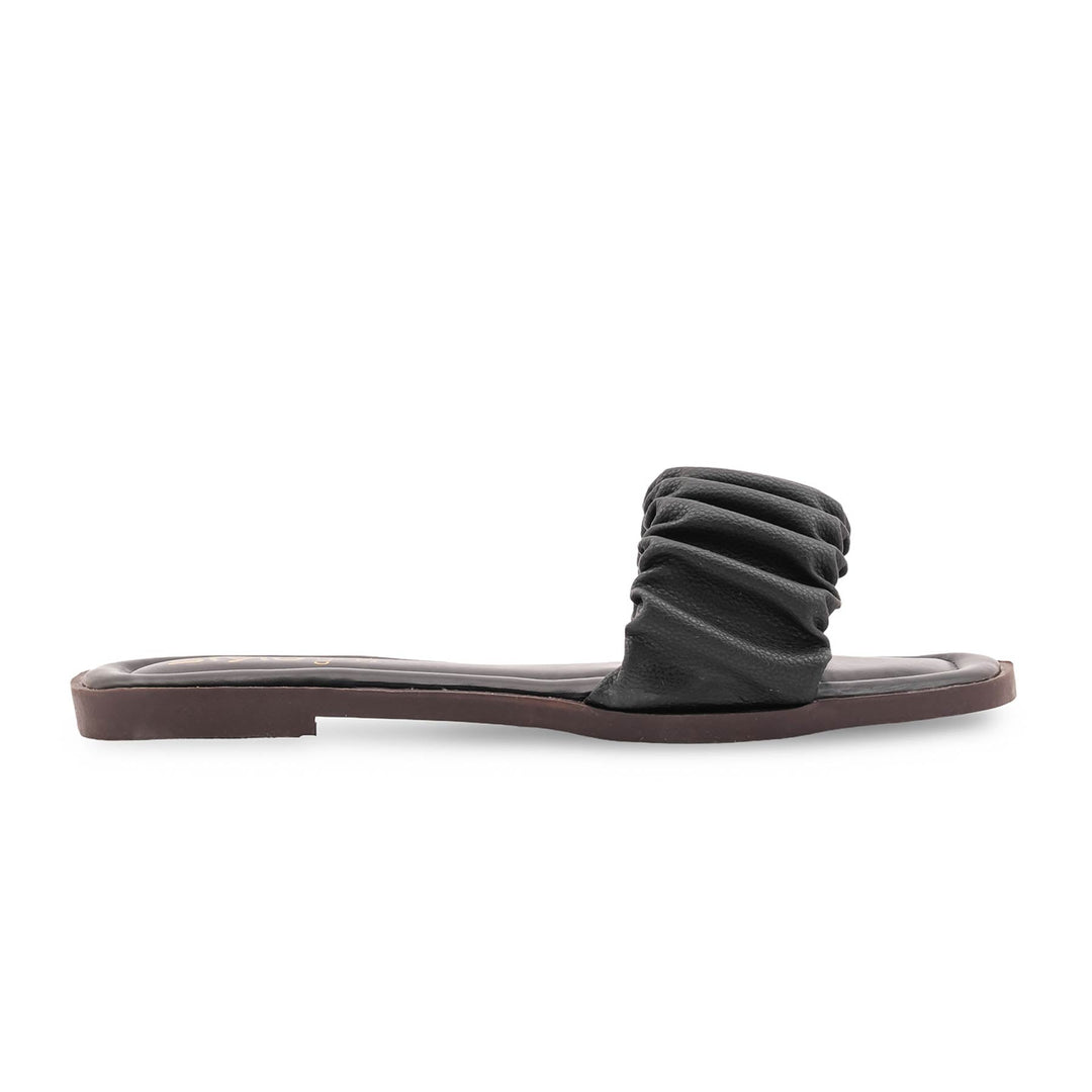 Black Casual Slipper For Ladies CL2274