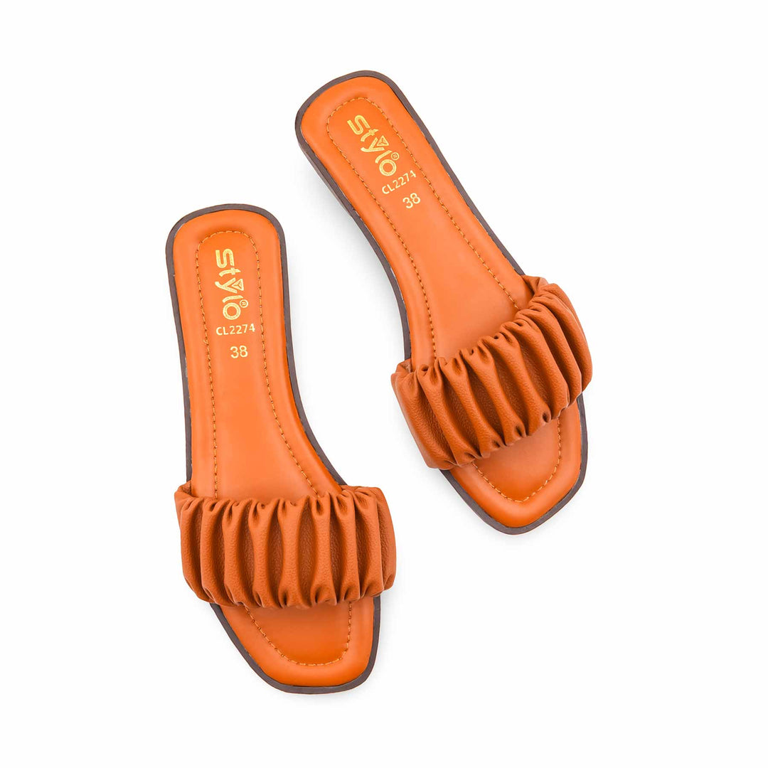 Mustard Casual Slipper For Ladies CL2274