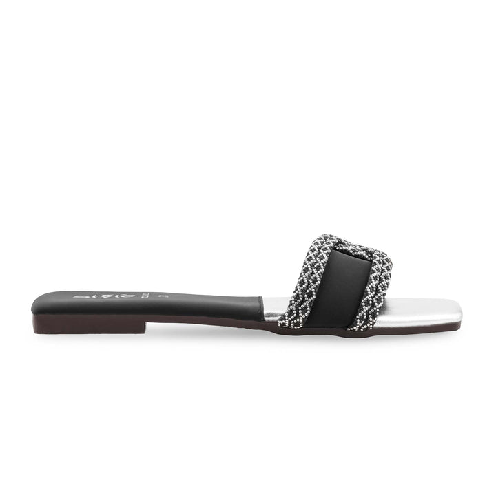Black Casual Slipper For Women CL2302