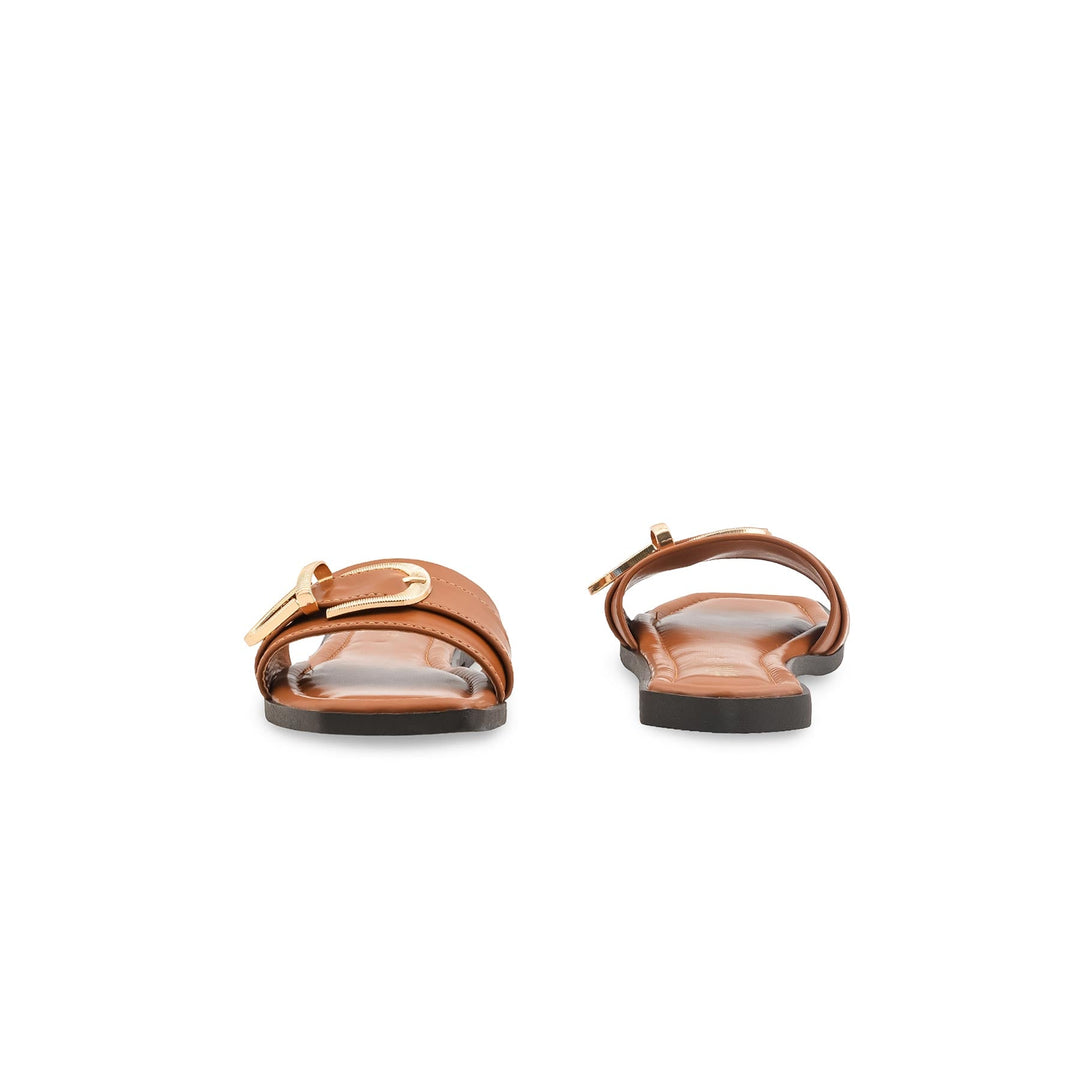 Tan Casual Women Slipper CL2333