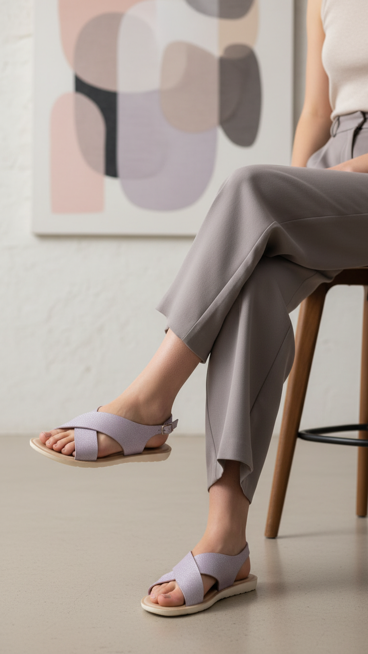 Purple Casual Sandal CL5442