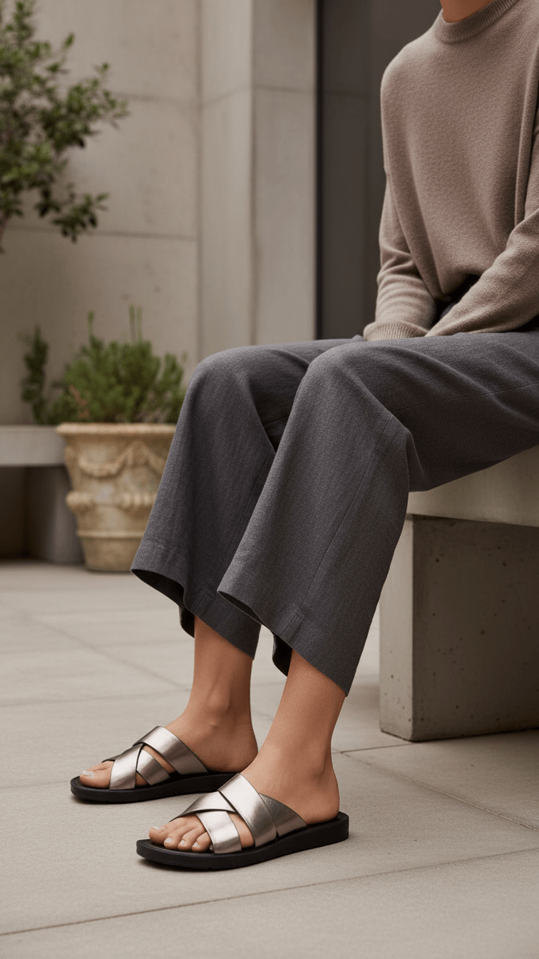 Grey Casual Softy For Women CL5452