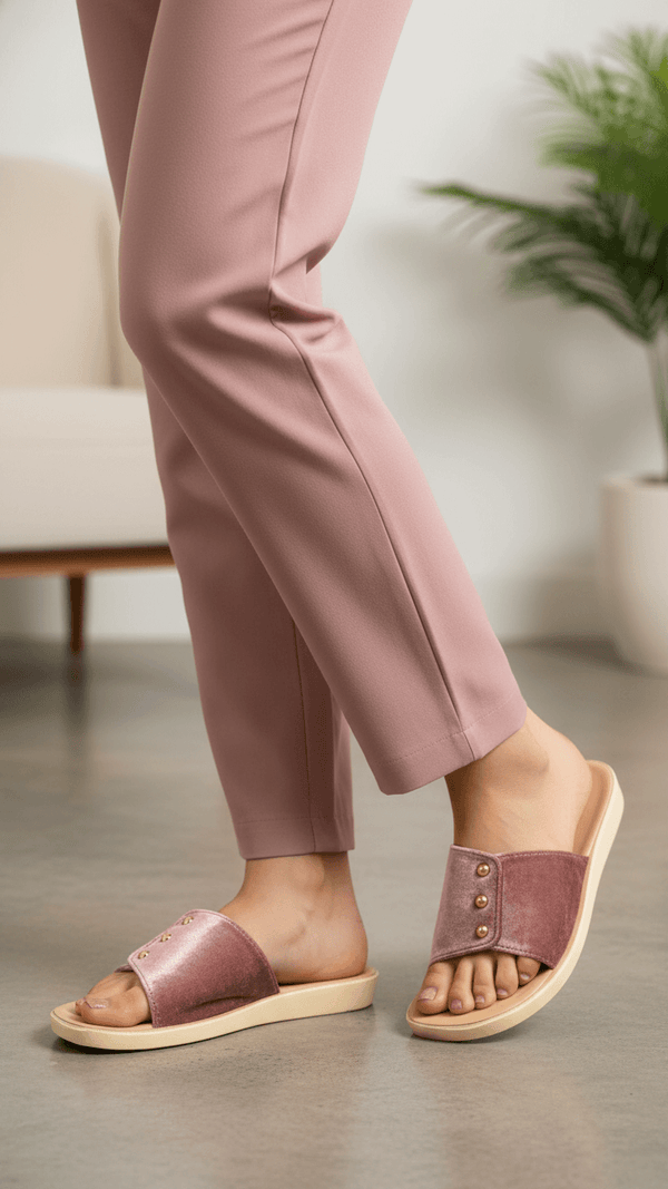 Pink Casual Softy For Women CL5494
