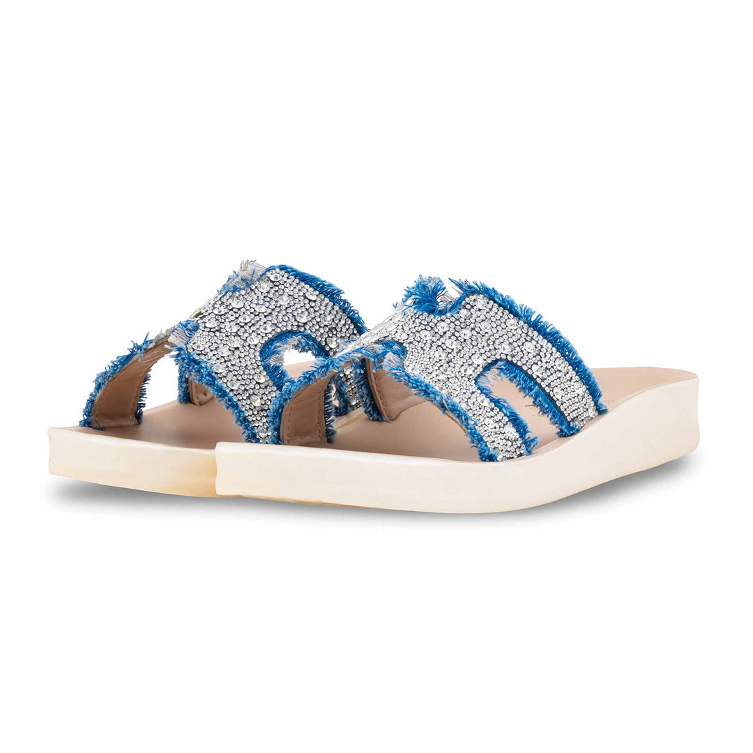Blue Casual Women Softy CL5609