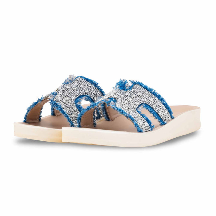 Blue Casual Women Softy CL5609