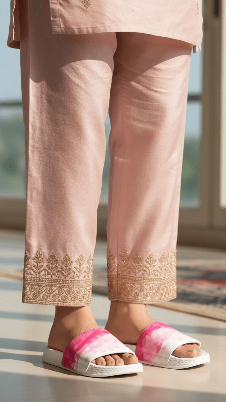 Pink Casual Softy For Women CL9366