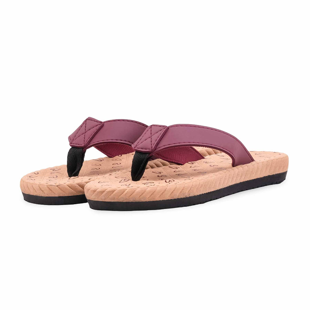 Maroon Casual Women Softy CL9405